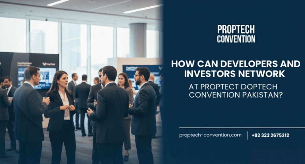 How Can Developers and Investors Network at PropTech Convention Pakistan